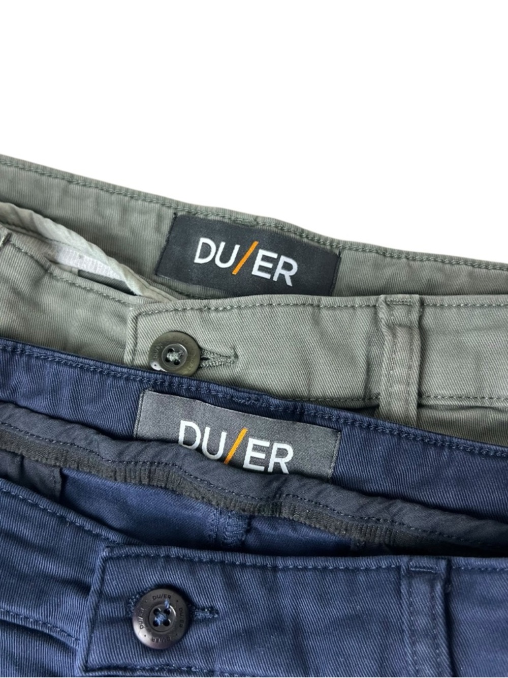 DU/ER Men’s 36 Lite Journey Black/Green Shorts Bundle